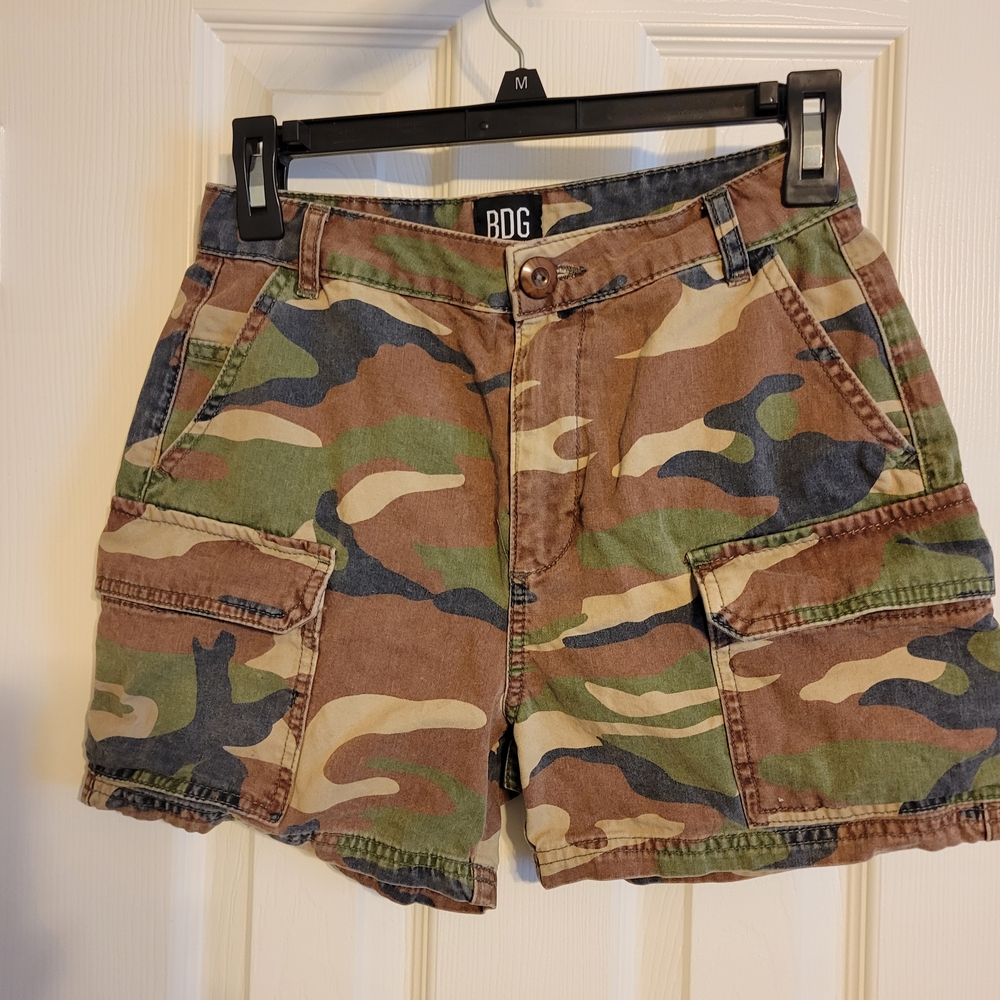 BDG Men's Camouflage Cargo Shorts